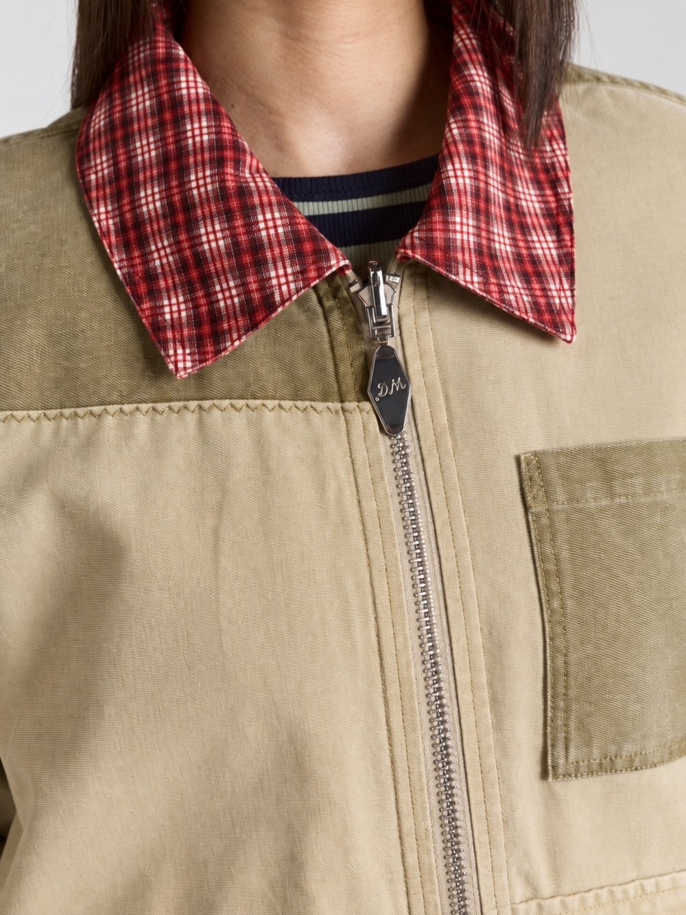 Damson Madder Marcelle Reversible Barn Jacket - Picture 3 of 6